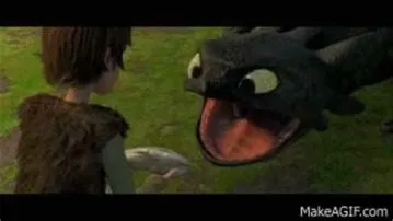 Does toothless eat fish?