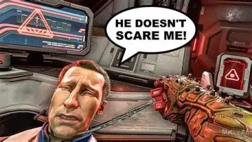 Why are humans scared of doom slayer?