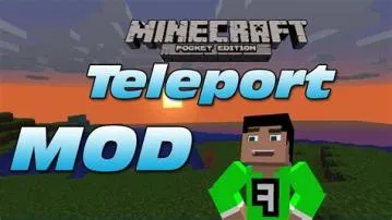 How do you teleport in minecraft pocket edition?