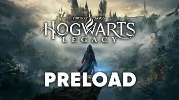 When can i preload hogwarts legacy pc?