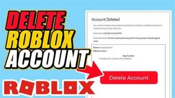 How long is your roblox account deleted?