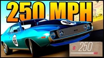 What car can go 250 mph in forza horizon 5?