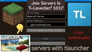 What servers can i play on tlauncher?