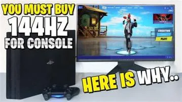 Can a ps4 pro run 144hz?