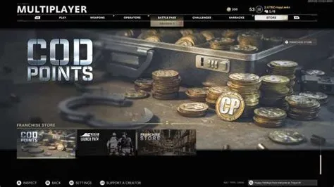 Will cold war cod points transfer to vanguard