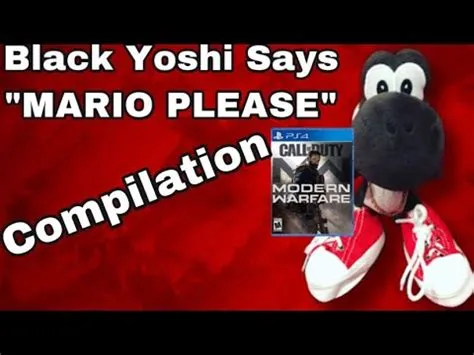 What does black yoshi say