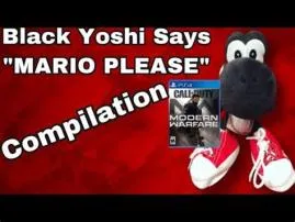What does black yoshi say?