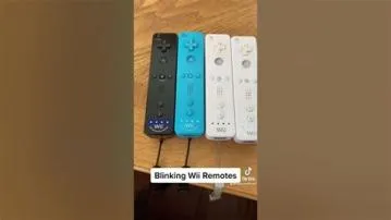 Why is wii remote just blinking?