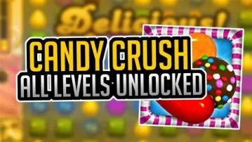 How many levels does candy crush hack?