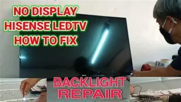 How much does it cost to fix a tv backlight?