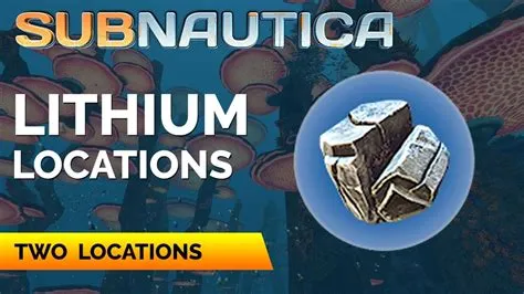 Where is the best place to mine lithium subnautica