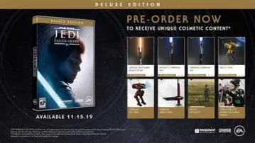 Whats the difference between jedi fallen order and the deluxe edition?