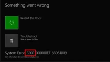 What is error code 0x8750007 on xbox?