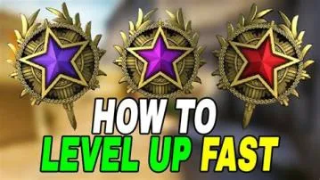 How to level up fast in cs?