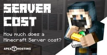 How much does a minecraft server cost per month?