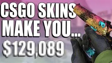How much do you get paid for csgo skins?