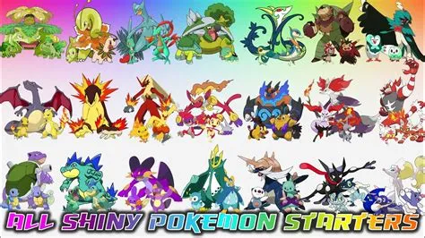 Can you see shiny starters