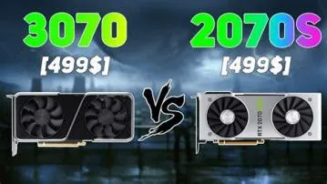 How does 2070 super compared to 3070?