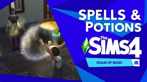 How do you learn spells and potions in sims 4