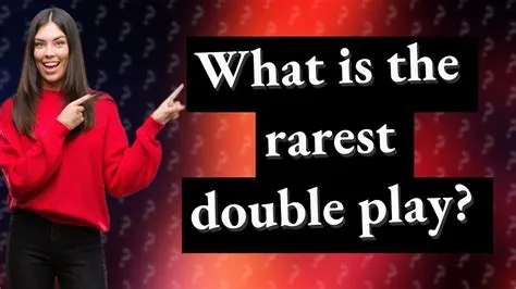 What is the rarest double play