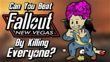 Can you beat fnv by killing everyone?