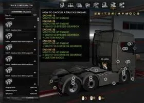 How many gears are there in ets2?