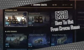 How do you farm crown gems in eso?