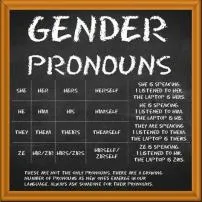 When did gender pronouns become a thing?