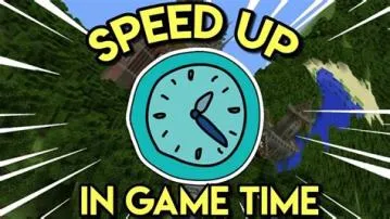 Can you skip time in minecraft?