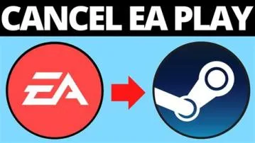 Can i cancel ea play after 1 month steam?