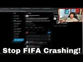 How do i stop fifa 22 from crashing on ps5?