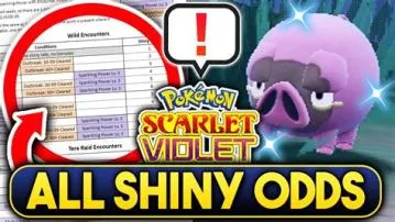 How do you increase shiny odds in scarlet and violet?