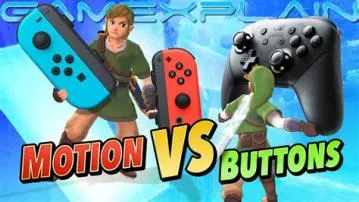 What is the difference between motion and buttons in skyward sword?