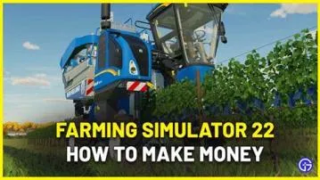 Do you make money in farming simulator?