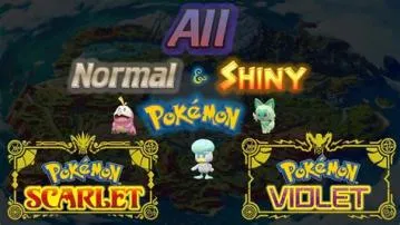 Are pokemon in the overworld shiny scarlet?