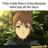 Why is marci mute?