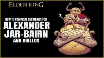 Can you do jar bairn quest without diallos?