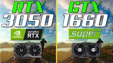 Which is better rtx 3050 or gtx 1660?