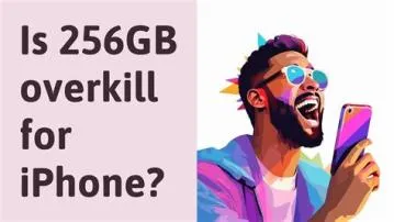 Is 256gb iphone overkill?