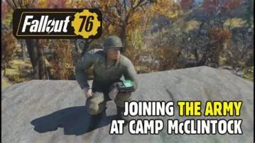 Where do i join the army in fallout 76?