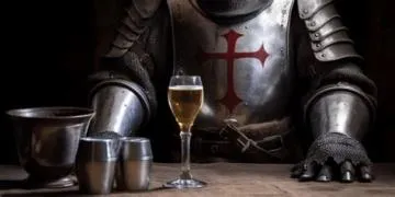 Were the templars allowed to drink alcohol?