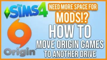 Can i move my sims game to a hard drive?