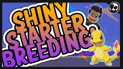 Can you get a shiny starter from breeding