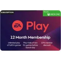 What is a ea play 12 month subscription?