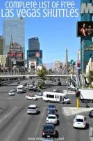 Does las vegas have a free shuttle on the strip?