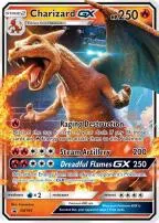 How many charizard gx cards are there?