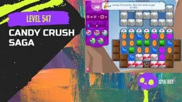 How to beat level 547 in candy crush?