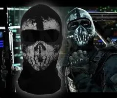 Why does ghost always wear a mask in cod?