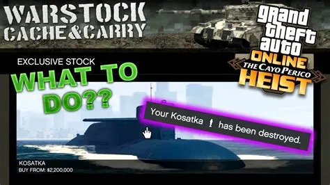What to do if kosatka is destroyed