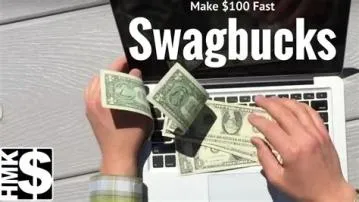 How many swagbucks is 100 dollars?